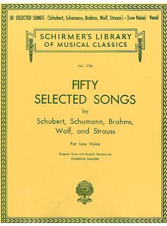 50 Selected Songs (Low Voice)