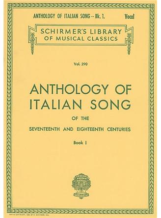 Anthology of Italian Song of the 17th-18th Cent.