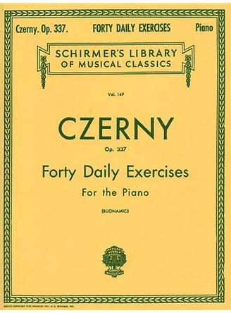 Czerny - 40 Daily Exercises, Op. 337
