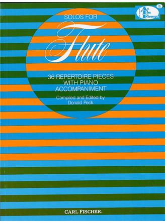 Solos For Flute: 36 Repertoire Pieces Wtih Piano Accompaniment
