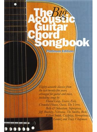 Big Acoustic Guitar Chord Platin