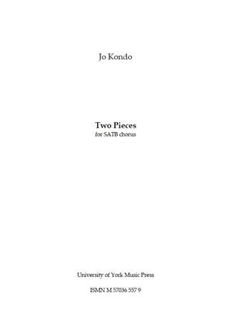 Jo Kondo: Two Pieces