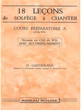 18 Leçons Solfège à Chanter: Cours Préparatoire A