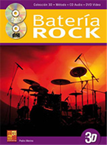 Bateria Rock in 3D