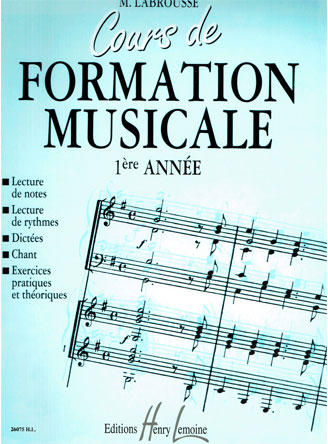 Marguerite Labrousse : Cours De Formation Musicale Vol.1