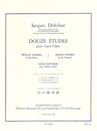 12 Etudes Kleine Trommel