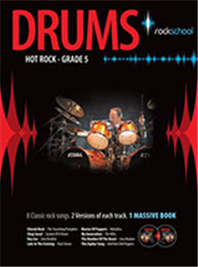 Rockschool: Hot Rock Drums - Grade 5 (Book/2CDs)