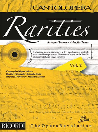 Cantolopera: Rarities - arie per tenore vol. 2 +CD