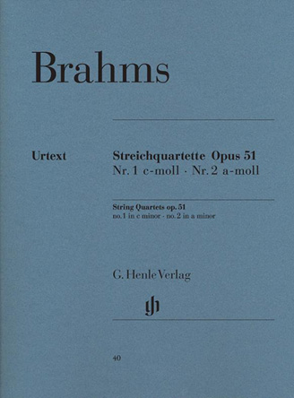 Strreichquartette 1 Opus 51 c-moll und 2 a-moll