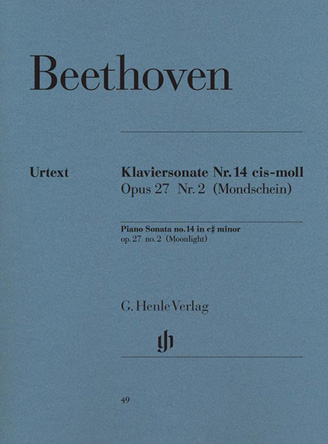 Ludwig van Beethoven: Sonata No. 14 c sharp minor op. 27,2 [Moonlight]