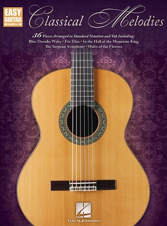 Classical Melodies: Easy Guitar With Notes & Tab