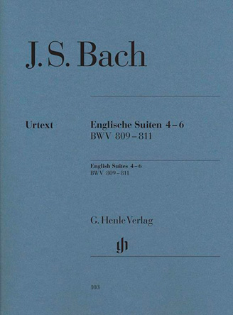 Englische Suiten 4-6, BWV 809-811