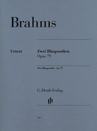 Johannes Brahms: 2 Rhapsodies op. 79