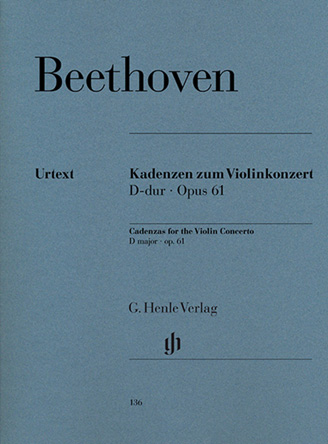 Kadenzen zum Violinkonzert D-dur Opus 61