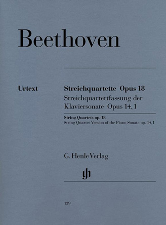 Streichquartette Opus 18 (1-6) und Op. 14 Nr. 1