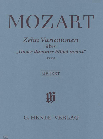10 Variationen über "Unser dummer Pöbel meint"