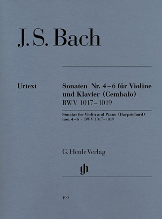Sonaten 4 - 6 für Violine und Klavier (Cembalo)