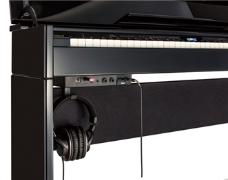 Piano Roland DP603 PE Preto Polido | Ludimusic