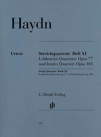 Streichquartette Heft XI op. 77 und op. 103