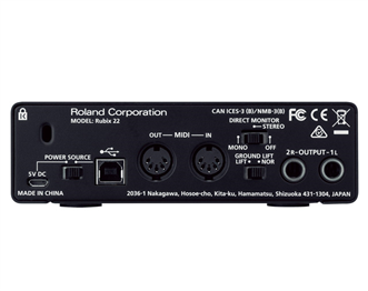 DTM・DAW Rubix22 USB Audio Interface Interface Áudio USB Roland Rubix22 | Ludimusic