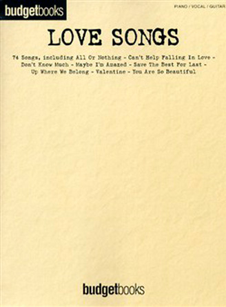 Budgetbooks: Love Songs