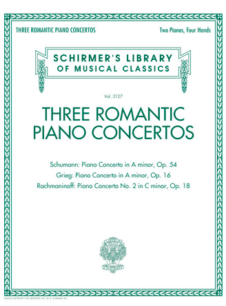 Three Romantic Piano Concertos