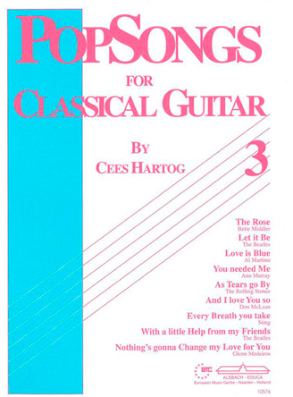 Popsongs For Classical Guitar 3