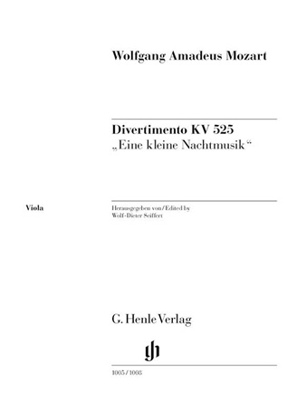 Divertimento KV 525 "Eine kleine Nachtmusik"