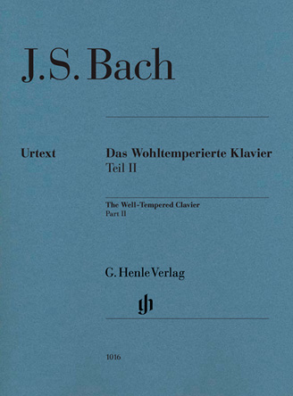 Das Wohltemperierte Klavier 2 ohne Fingersätze