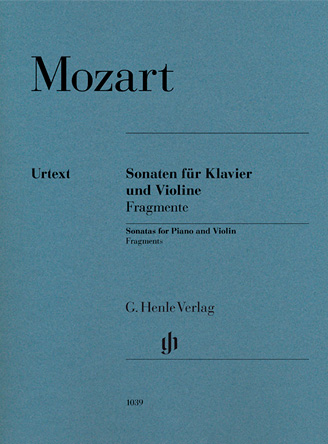 Sonaten für Klavier und Violine, Fragmente
