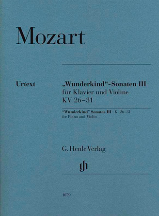 Wunderkind-Sonaten III KV 26-31