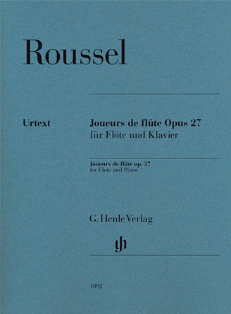 Joueurs de flûte, Opus 27 für Flöte und Klavier