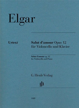 Salut d'amour op. 12 für Violoncello und Klavier