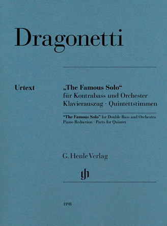 The Famous Solo- für Kontrabass und Orchester