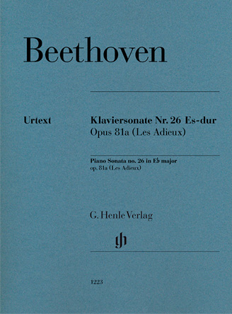 Piano Sonata no. 26 in E flat major op. 81a