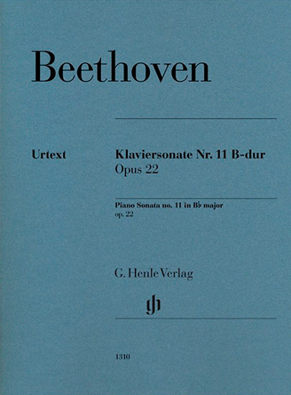 Piano Sonata no. 11 in B flat major op. 22