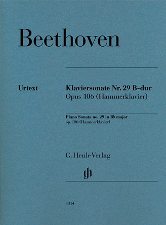 Piano Sonata no. 29 in B flat major op. 106