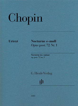 Nocturne in e minor op. post. 72 no.1