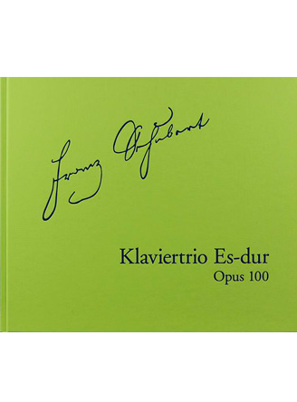 Klaviertrio Es-dur op. 100 D 929, Faksimile