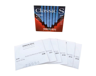 Thomastik KF110 Chrome Steel Flat Wound 010 038 Classic guitar strings