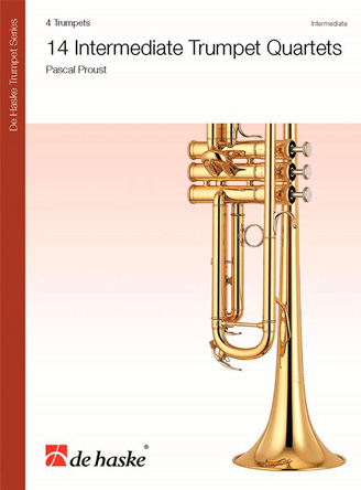 14 Intermediate Trumpet Quartets
