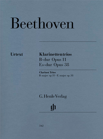 Klarinettentrios Bes-Dur Opus 11 Es-Dur Opus 38