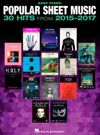 Popular Sheet Music - 30 Hits From 2015-2017