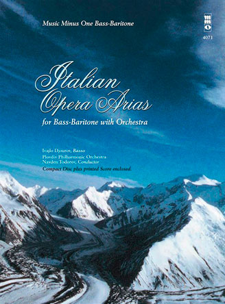 Italian Opera Arias for Bass-Baritone and Orch.