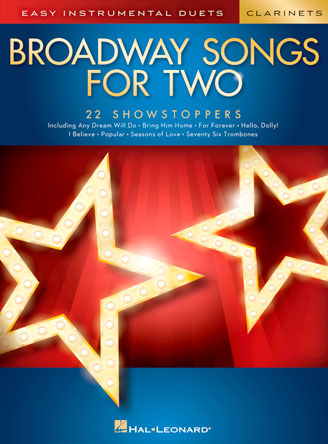 Broadway Songs for Two Clarinets