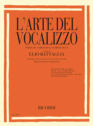 L'Arte Del Vocalizzo (Mezzo- or Baritone) Part III