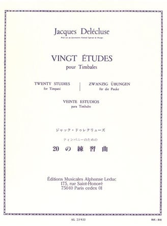 20 Etudes pour Timbales