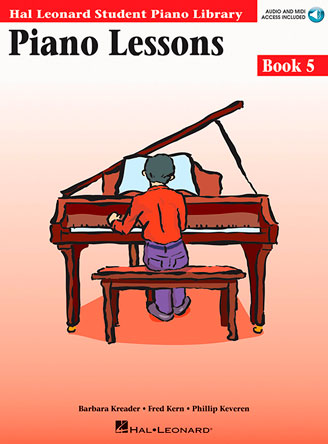 Piano Lessons Book 5 - Book with Online Audio