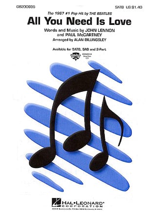 All You Need Is Love (SATB)