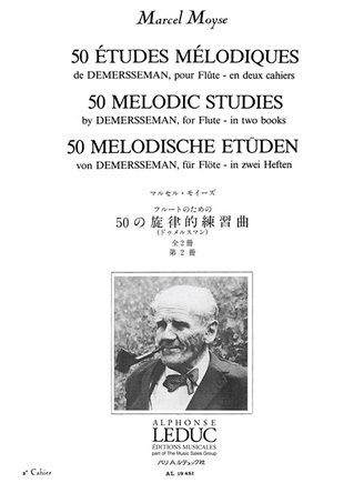 50 Melodic Studies by Demersseman, for Flute